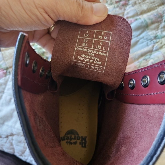 Dr. Marten 1460 Smooth Leather Boots Size US 5, EUR 37 - Picture 10 of 11